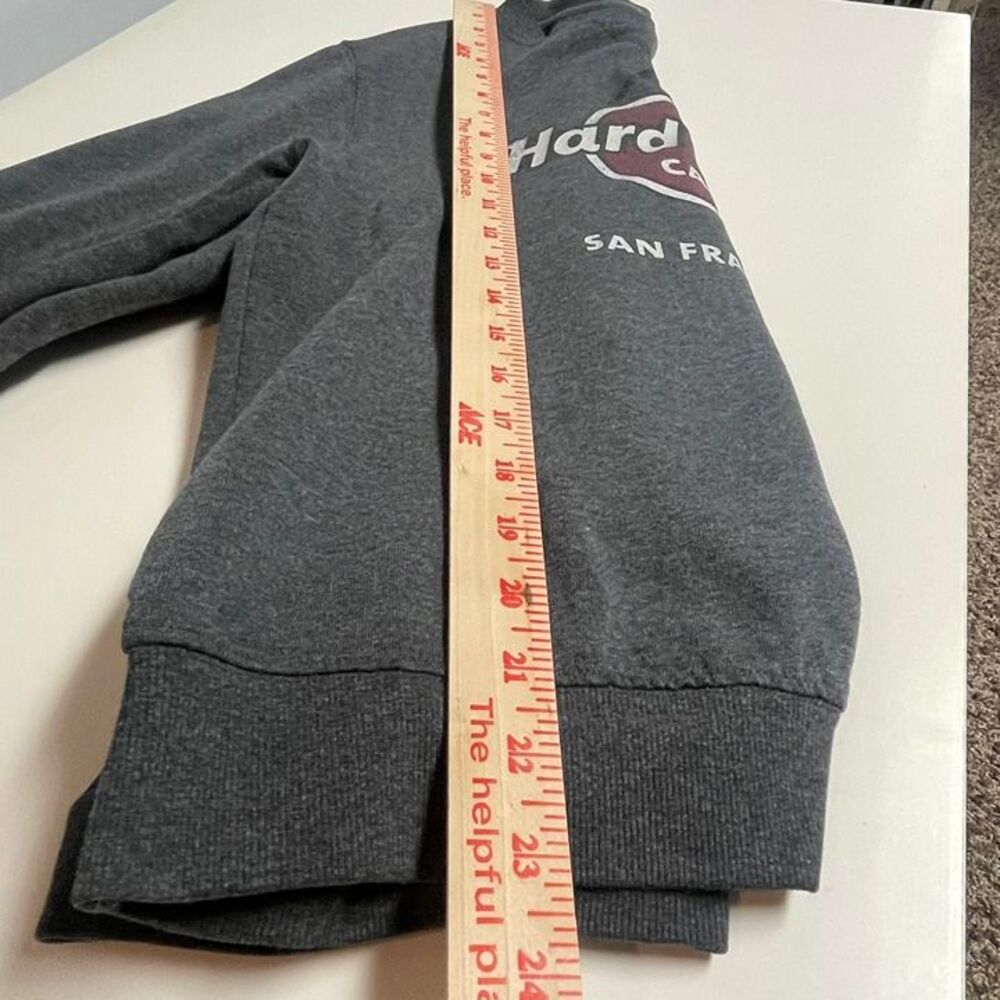 Hard Rock Cafe San Francisco Crewneck Sweatshirt Grey Mens Medium - Picture 5 of 6